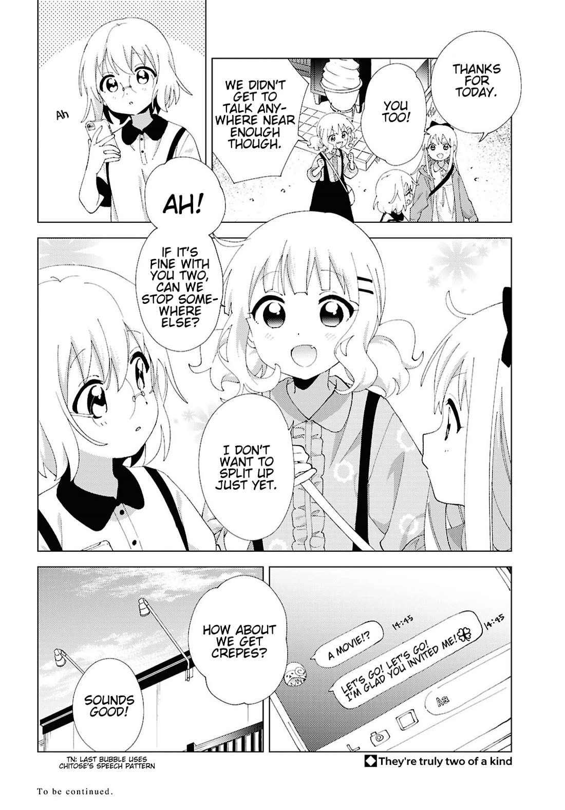 Yuru Yuri - Chapter 213: The Place You Are, And The Place You're Going