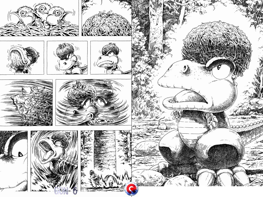 Gon - Vol.6 Chapter 17 : Gon And The Bird Nest On His Head