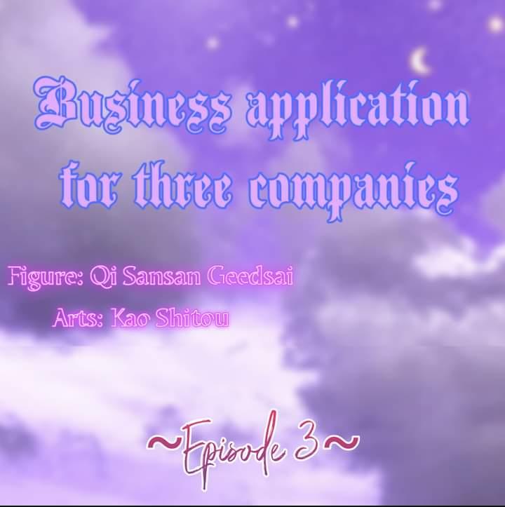 Business Application For Three Companies - Chapter 3