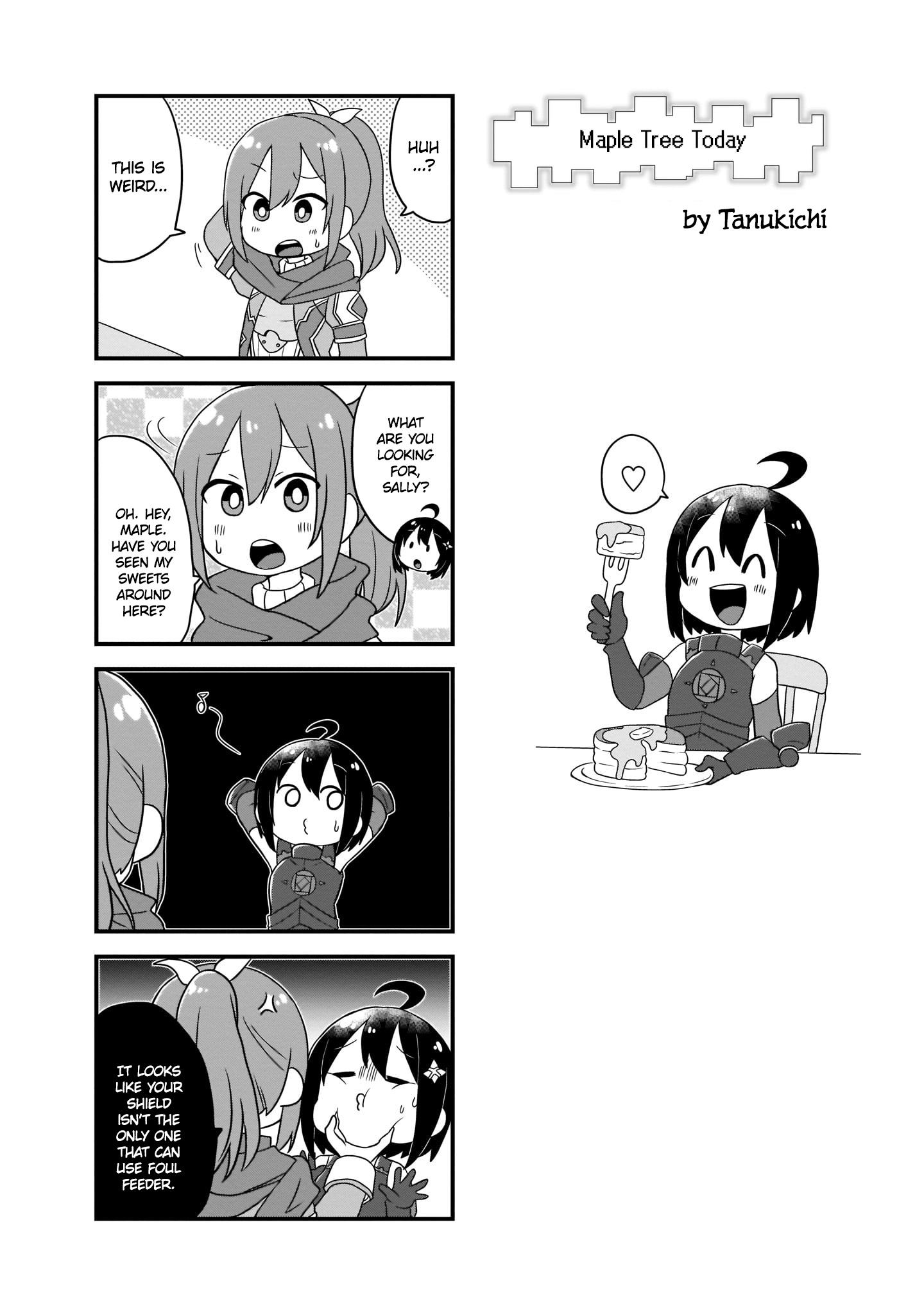 Itai No Wa Iya Nanode Bougyo-Ryoku Ni Kyokufuri Shitai To Omoimasu Comic Anthology - Vol.1 Chapter 7: 4Koma By Tanukichi