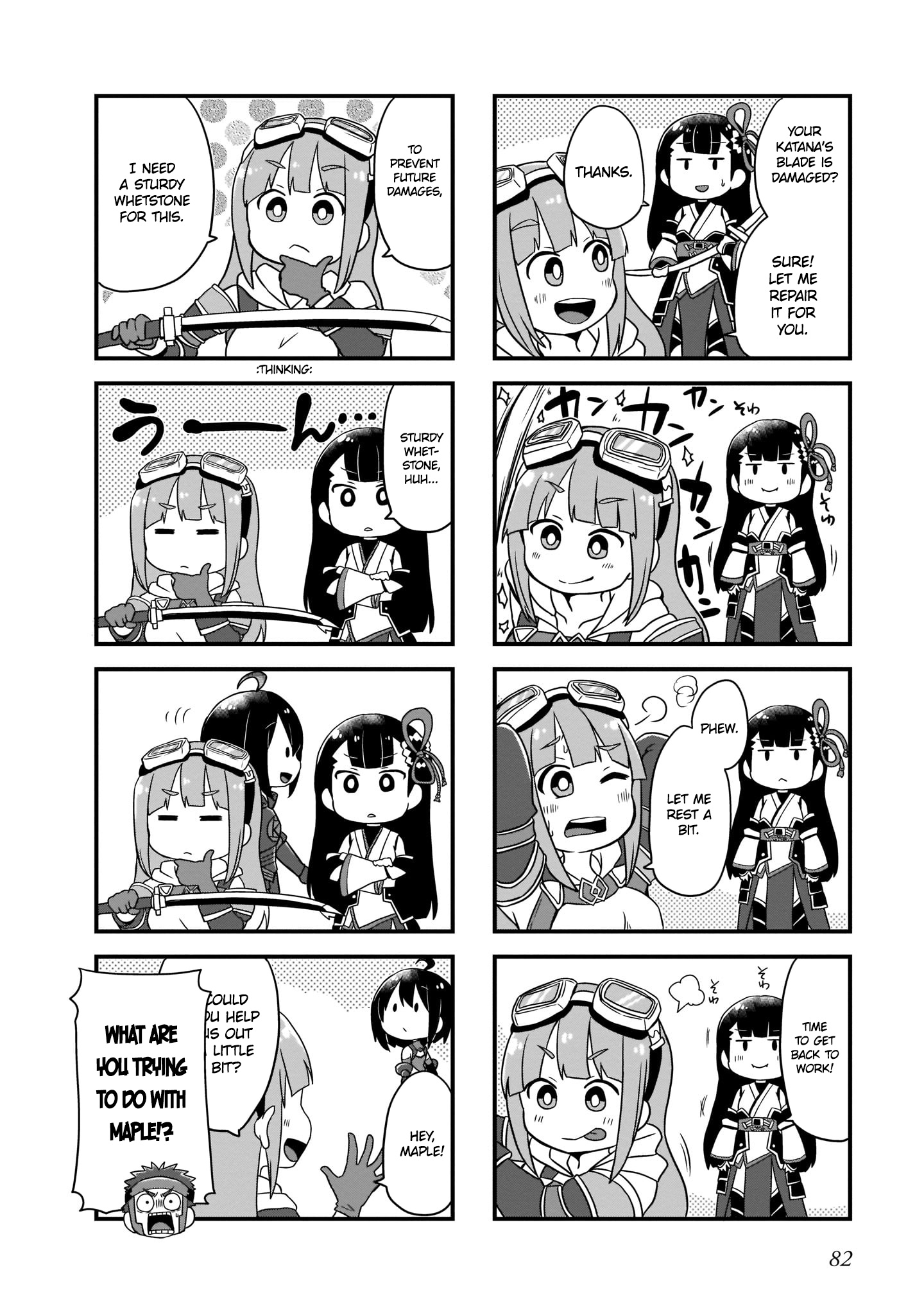 Itai No Wa Iya Nanode Bougyo-Ryoku Ni Kyokufuri Shitai To Omoimasu Comic Anthology - Vol.1 Chapter 7: 4Koma By Tanukichi