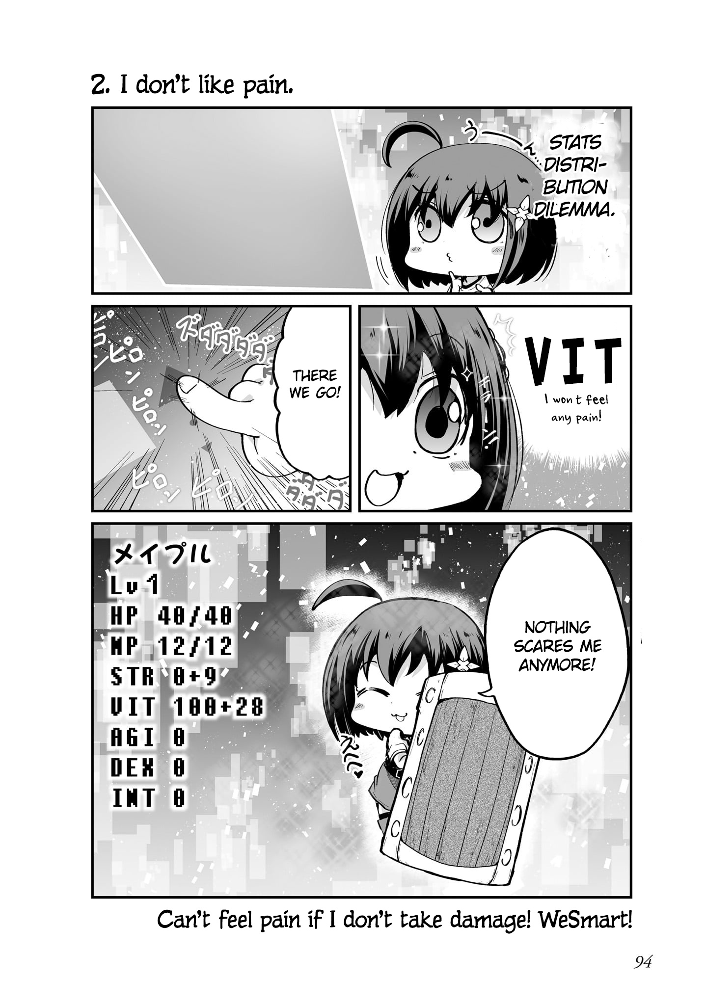 Itai No Wa Iya Nanode Bougyo-Ryoku Ni Kyokufuri Shitai To Omoimasu Comic Anthology - Vol.1 Chapter 8: Bofuri In 4Koma By  Sawano Akira