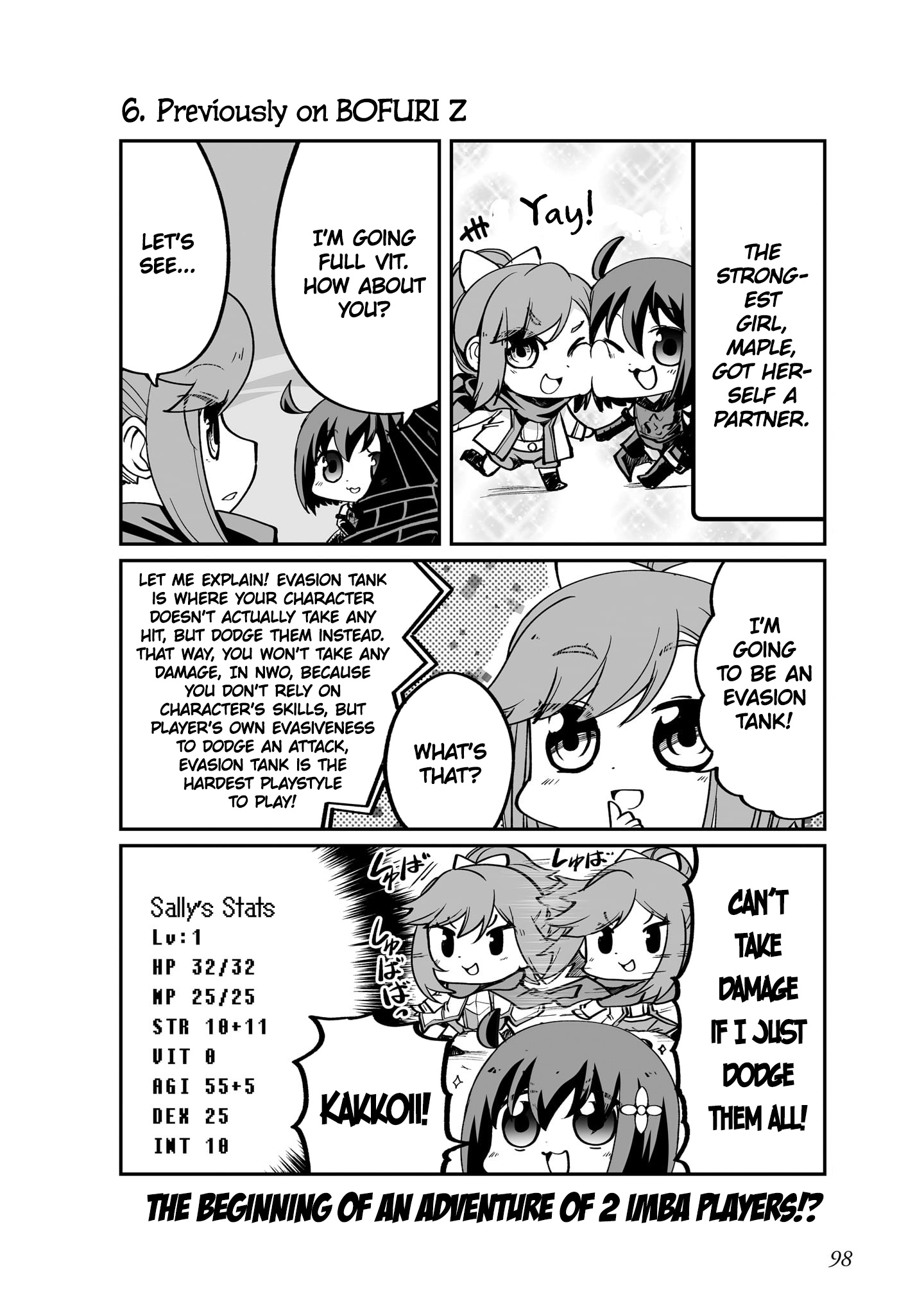 Itai No Wa Iya Nanode Bougyo-Ryoku Ni Kyokufuri Shitai To Omoimasu Comic Anthology - Vol.1 Chapter 8: Bofuri In 4Koma By  Sawano Akira