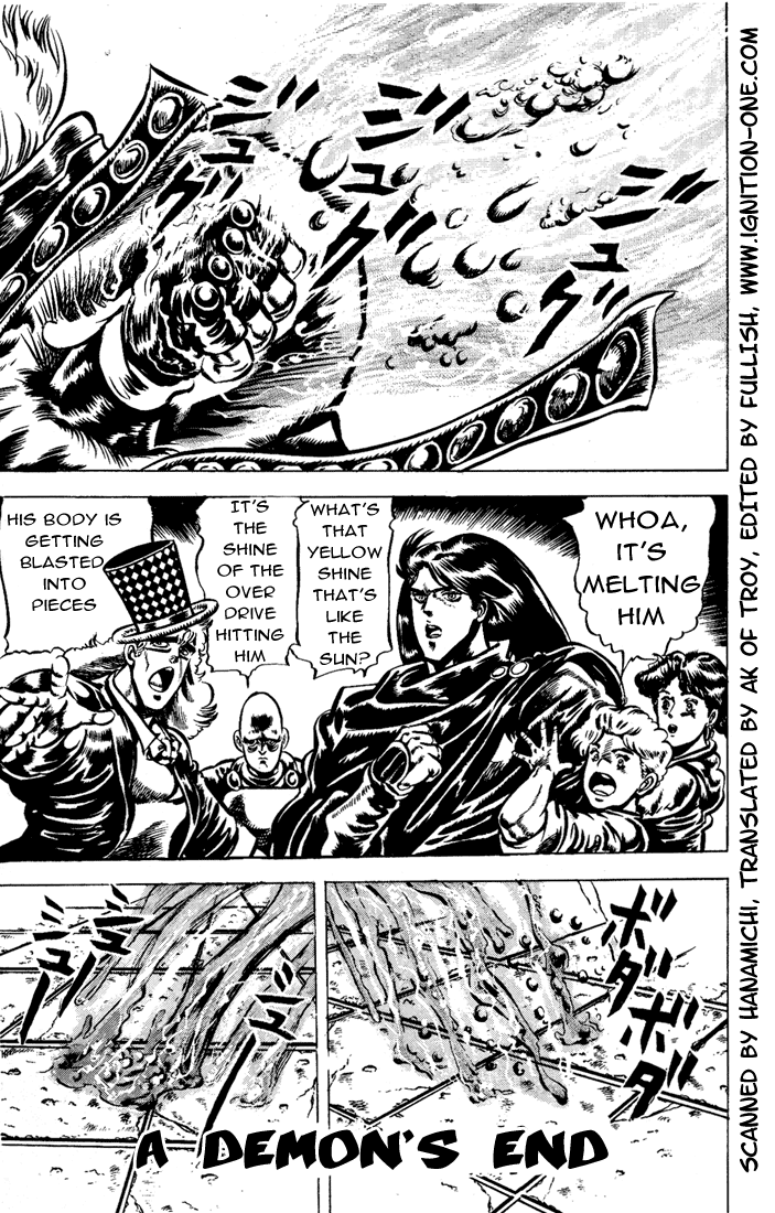 Jojo's Bizarre Adventure Part 1 - Phantom Blood - Vol.5 Chapter 41: Fire And Ice, Jonathan And Dio, Part 3