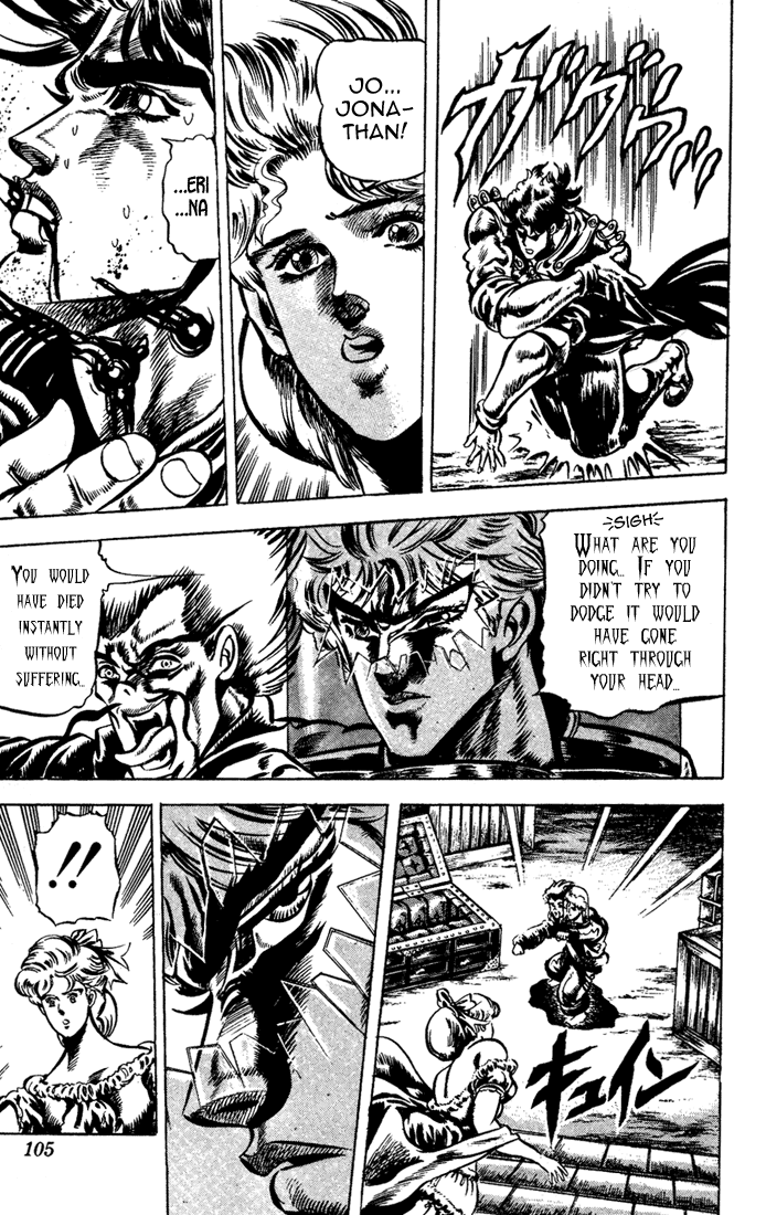 Jojo's Bizarre Adventure Part 1 - Phantom Blood - Vol.5 Chapter 43: Fire And Ice, Jonathan And Dio, Part 5