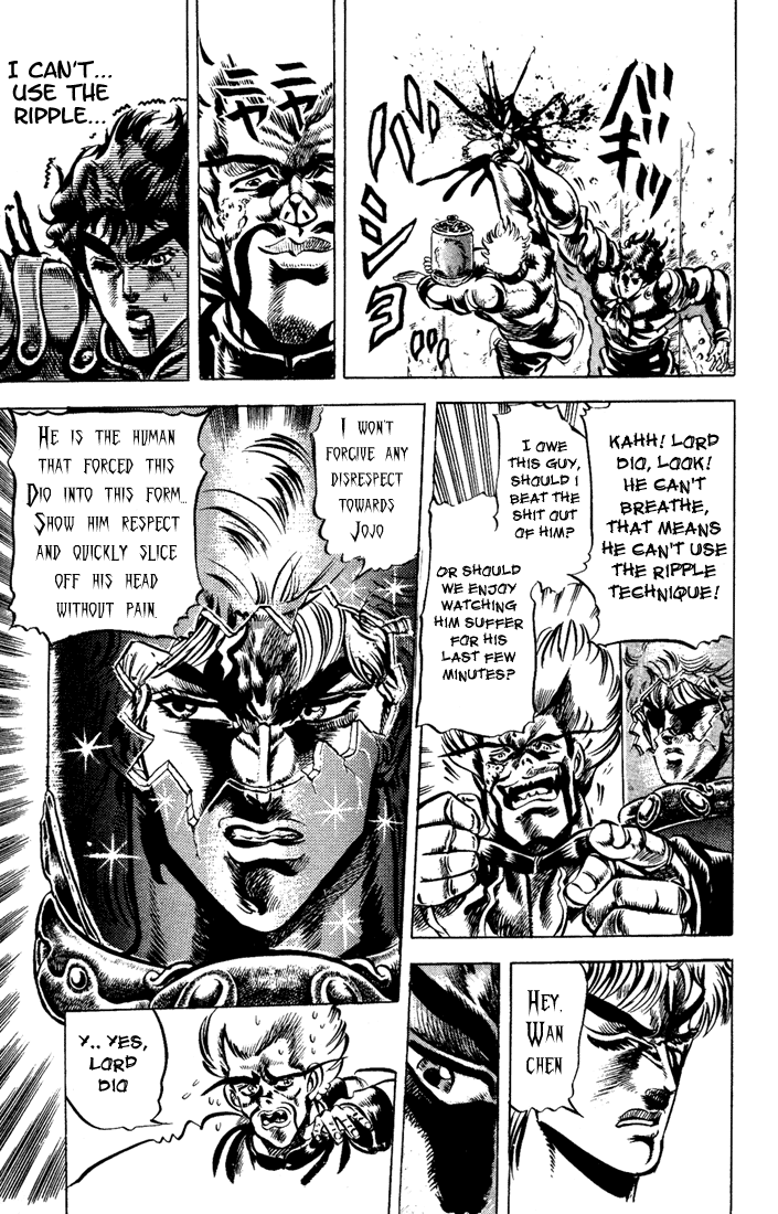 Jojo's Bizarre Adventure Part 1 - Phantom Blood - Vol.5 Chapter 43: Fire And Ice, Jonathan And Dio, Part 5