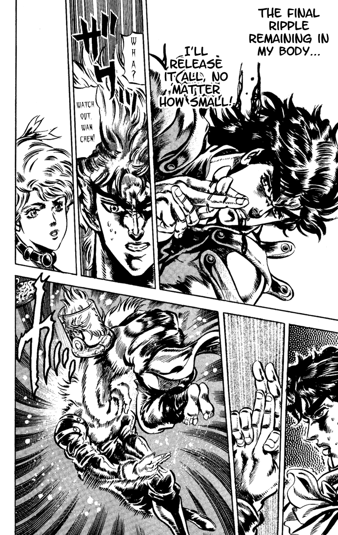 Jojo's Bizarre Adventure Part 1 - Phantom Blood - Vol.5 Chapter 43: Fire And Ice, Jonathan And Dio, Part 5