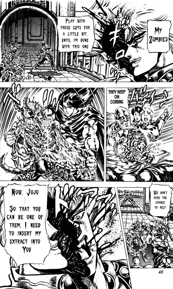 Jojo's Bizarre Adventure Part 1 - Phantom Blood - Vol.5 Chapter 40: Fire And Ice, Jonathan And Dio, Part 2