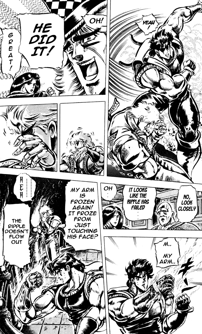 Jojo's Bizarre Adventure Part 1 - Phantom Blood - Vol.5 Chapter 40: Fire And Ice, Jonathan And Dio, Part 2