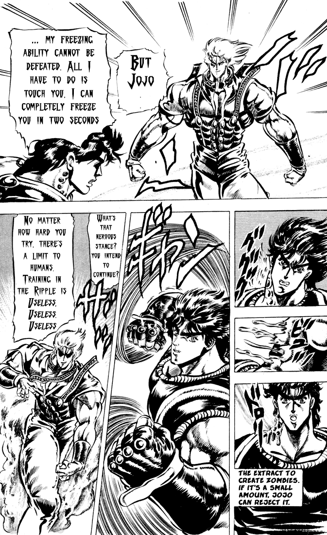 Jojo's Bizarre Adventure Part 1 - Phantom Blood - Vol.5 Chapter 40: Fire And Ice, Jonathan And Dio, Part 2