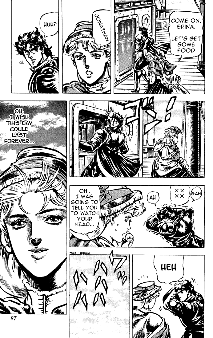 Jojo's Bizarre Adventure Part 1 - Phantom Blood - Vol.5 Chapter 42: Fire And Ice, Jonathan And Dio, Part 4