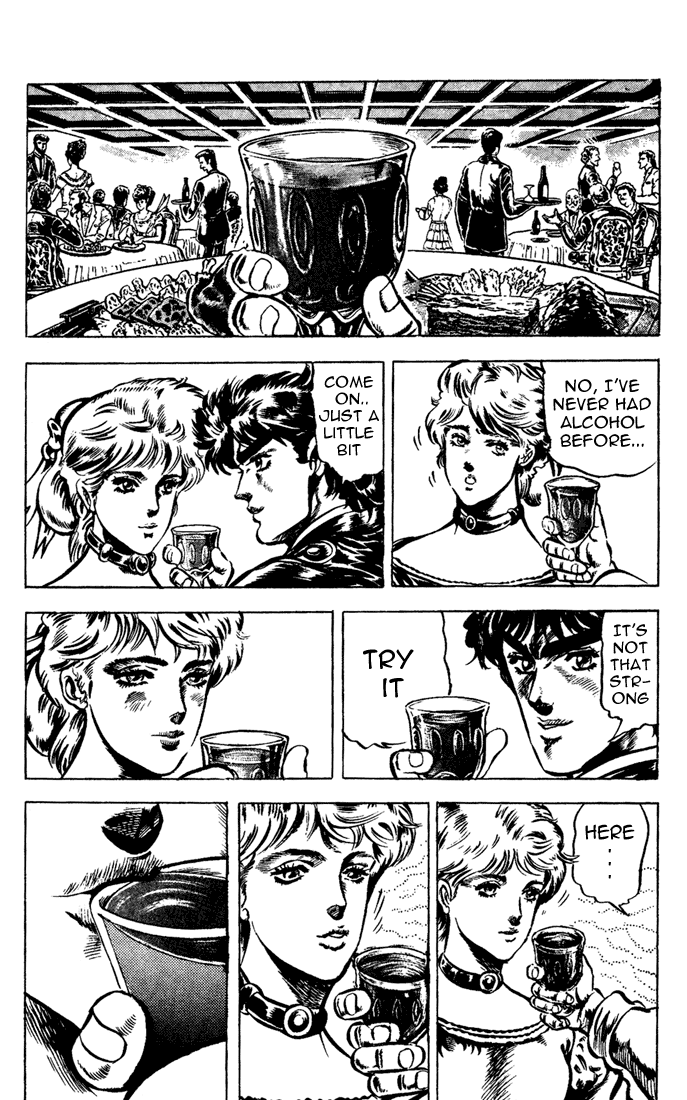 Jojo's Bizarre Adventure Part 1 - Phantom Blood - Vol.5 Chapter 42: Fire And Ice, Jonathan And Dio, Part 4