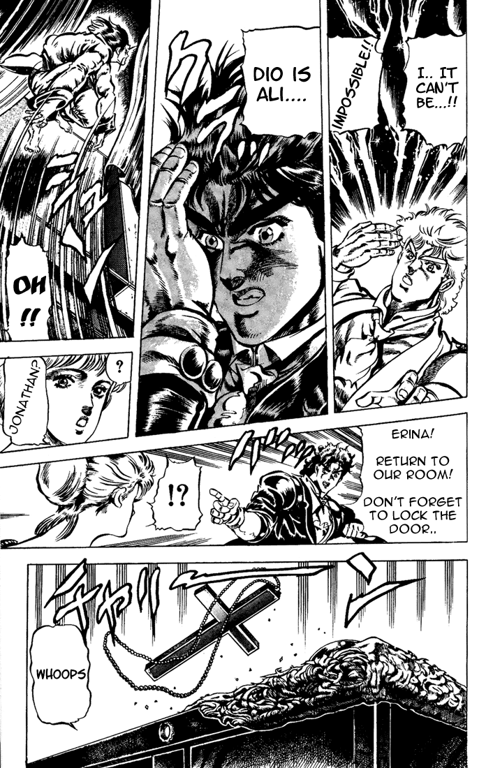 Jojo's Bizarre Adventure Part 1 - Phantom Blood - Vol.5 Chapter 42: Fire And Ice, Jonathan And Dio, Part 4