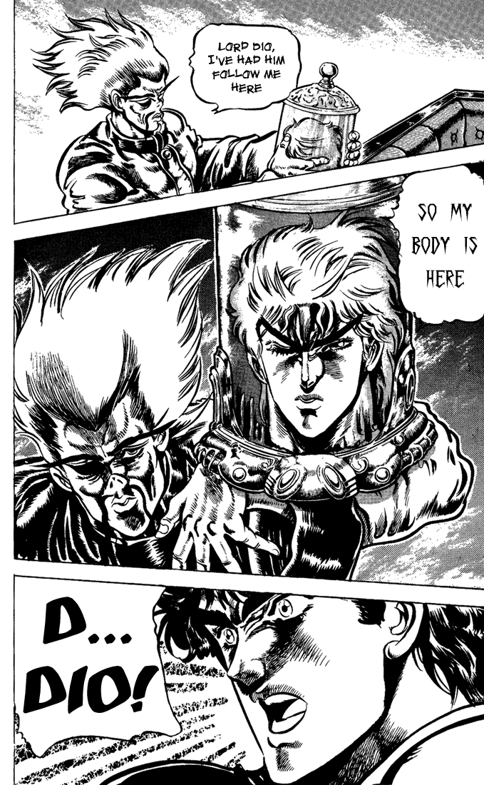 Jojo's Bizarre Adventure Part 1 - Phantom Blood - Vol.5 Chapter 42: Fire And Ice, Jonathan And Dio, Part 4