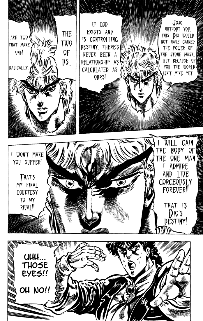 Jojo's Bizarre Adventure Part 1 - Phantom Blood - Vol.5 Chapter 42: Fire And Ice, Jonathan And Dio, Part 4