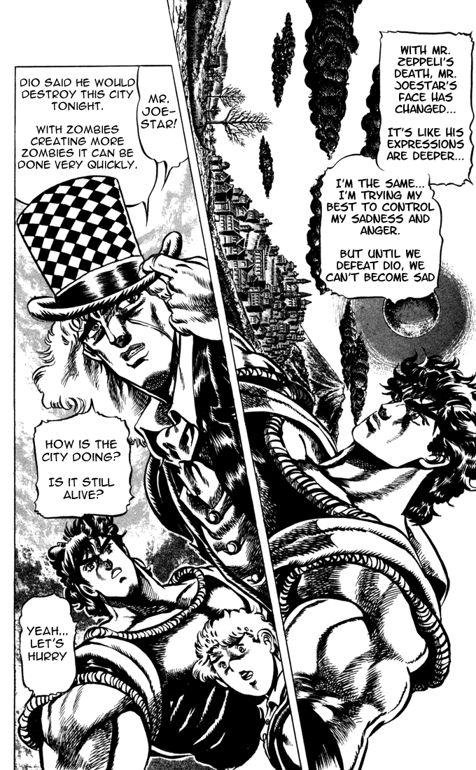 Jojo's Bizarre Adventure Part 1 - Phantom Blood - Vol.4 Chapter 36: The Three From A Faraway Land, Part 1