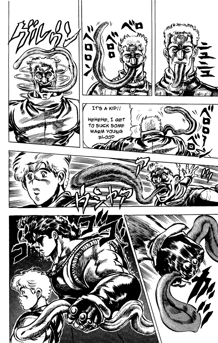 Jojo's Bizarre Adventure Part 1 - Phantom Blood - Vol.4 Chapter 36: The Three From A Faraway Land, Part 1