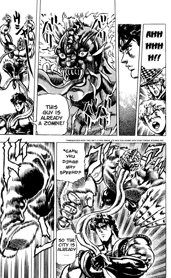 Jojo's Bizarre Adventure Part 1 - Phantom Blood - Vol.4 Chapter 36: The Three From A Faraway Land, Part 1