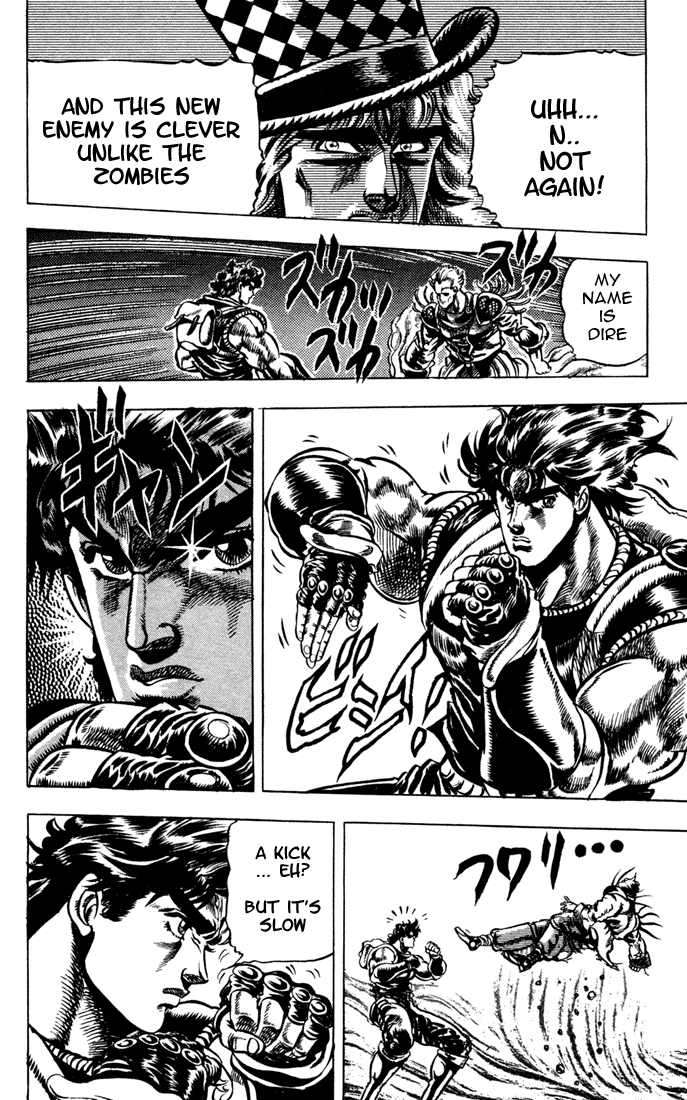 Jojo's Bizarre Adventure Part 1 - Phantom Blood - Vol.4 Chapter 36: The Three From A Faraway Land, Part 1