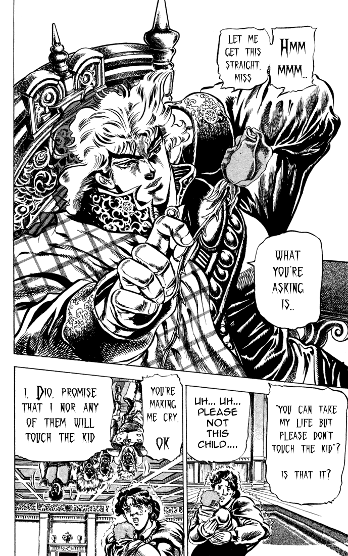 Jojo's Bizarre Adventure Part 1 - Phantom Blood - Vol.4 Chapter 36: The Three From A Faraway Land, Part 1