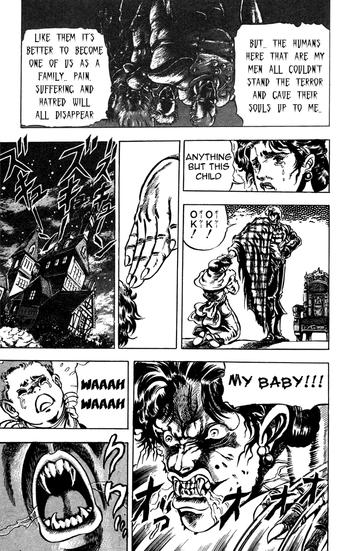 Jojo's Bizarre Adventure Part 1 - Phantom Blood - Vol.4 Chapter 36: The Three From A Faraway Land, Part 1