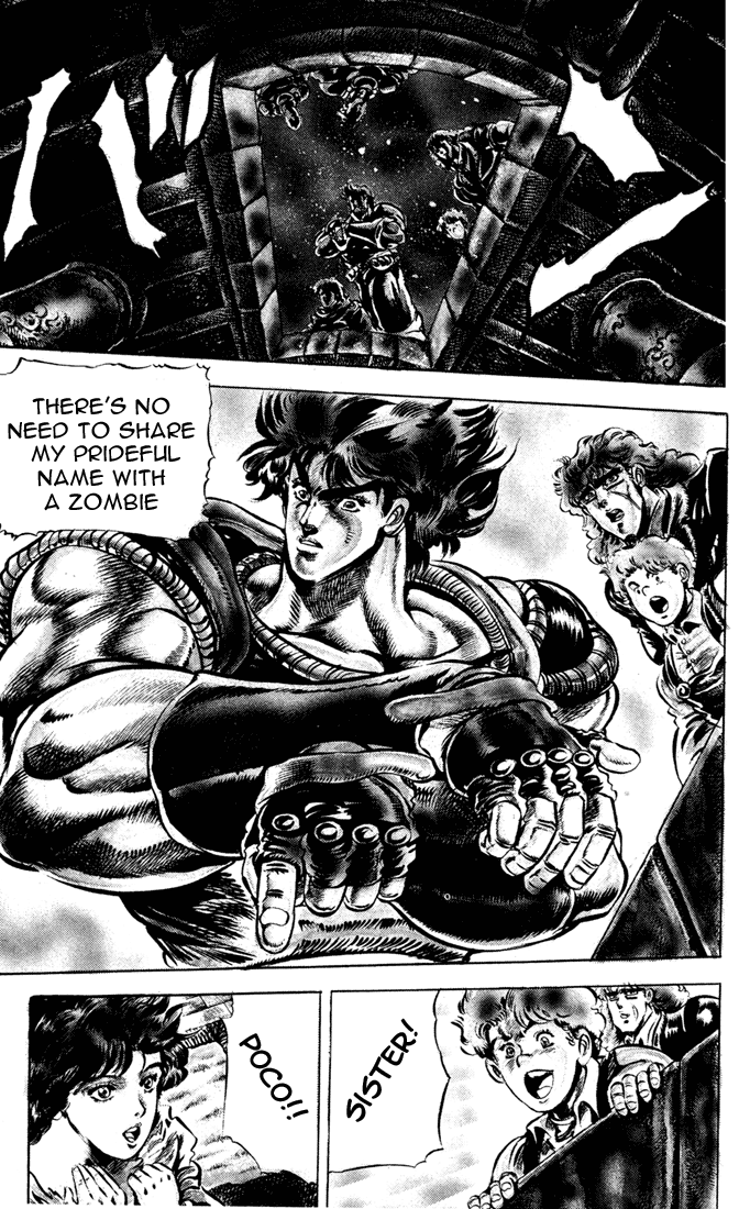 Jojo's Bizarre Adventure Part 1 - Phantom Blood - Vol.4 Chapter 37: The Three From A Faraway Land, Part 2