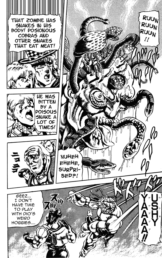 Jojo's Bizarre Adventure Part 1 - Phantom Blood - Vol.4 Chapter 37: The Three From A Faraway Land, Part 2