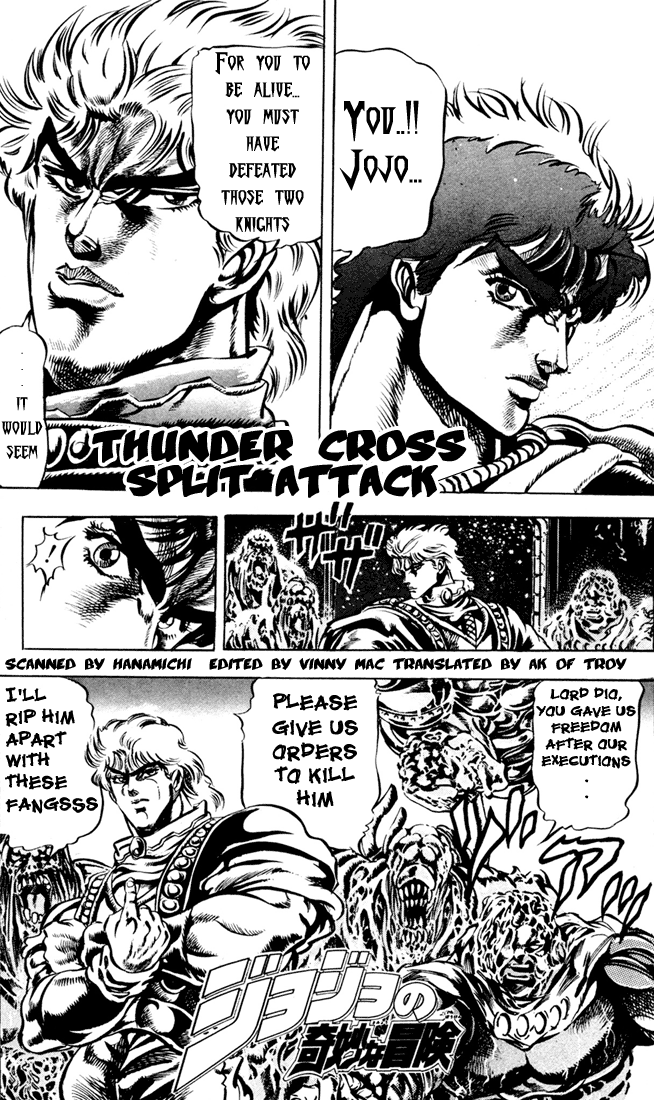 Jojo's Bizarre Adventure Part 1 - Phantom Blood - Vol.5 Chapter 38: The Three From A Faraway Land, Part 3