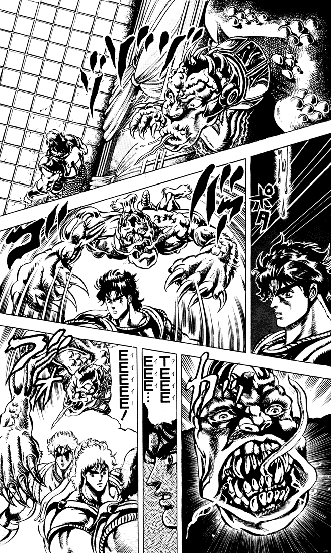 Jojo's Bizarre Adventure Part 1 - Phantom Blood - Vol.5 Chapter 38: The Three From A Faraway Land, Part 3