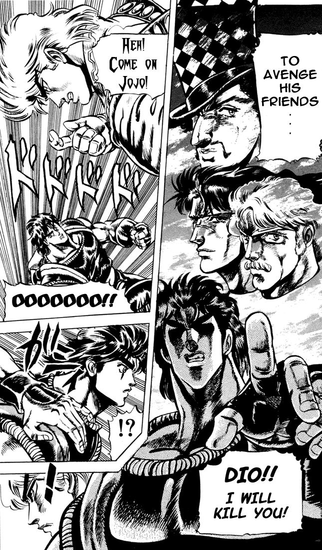 Jojo's Bizarre Adventure Part 1 - Phantom Blood - Vol.5 Chapter 38: The Three From A Faraway Land, Part 3