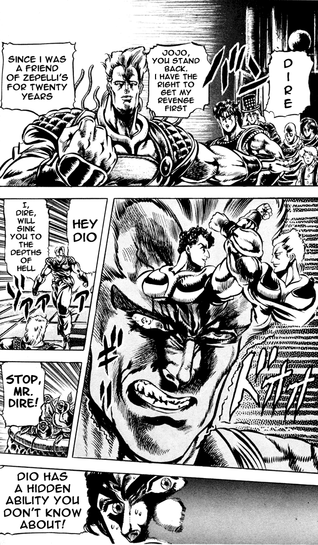 Jojo's Bizarre Adventure Part 1 - Phantom Blood - Vol.5 Chapter 38: The Three From A Faraway Land, Part 3