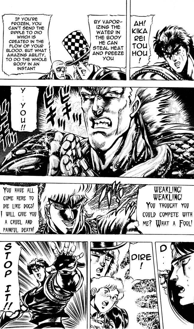 Jojo's Bizarre Adventure Part 1 - Phantom Blood - Vol.5 Chapter 38: The Three From A Faraway Land, Part 3