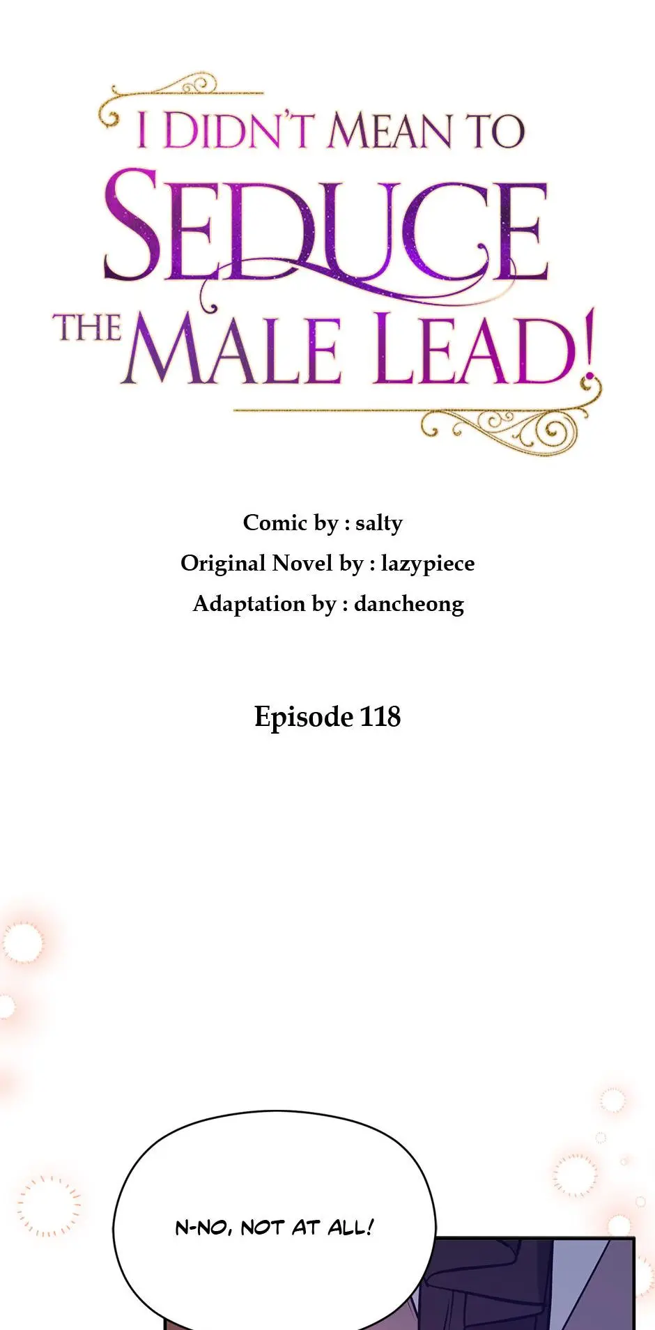 I Didn’t Mean To Seduce The Male Lead - Chapter 118