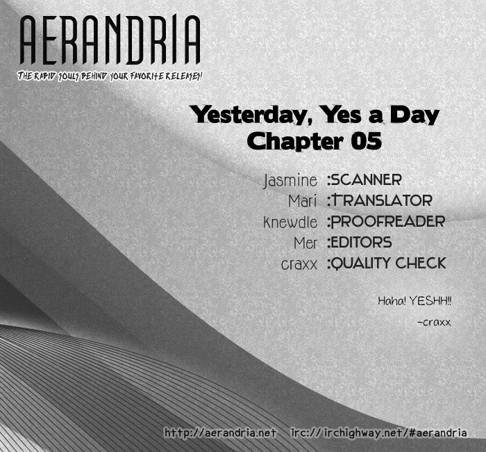 Yesterday, Yes A Day - Vol.1 Chapter 5