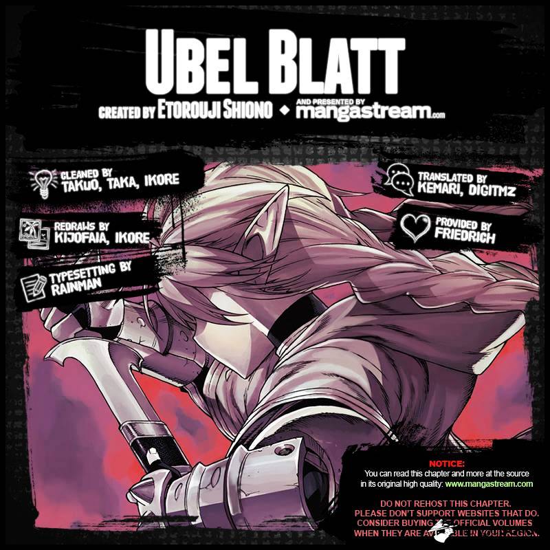 Ubel Blatt - Chapter 122 : The Blade Of Vengance