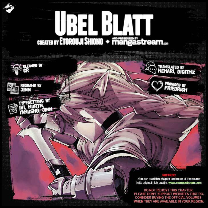 Ubel Blatt - Chapter 132 : Eine Burg Und Eine Burg Iii