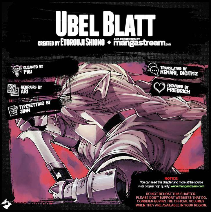 Ubel Blatt - Chapter 131 : Eine Burg Und Eine Burg Iii