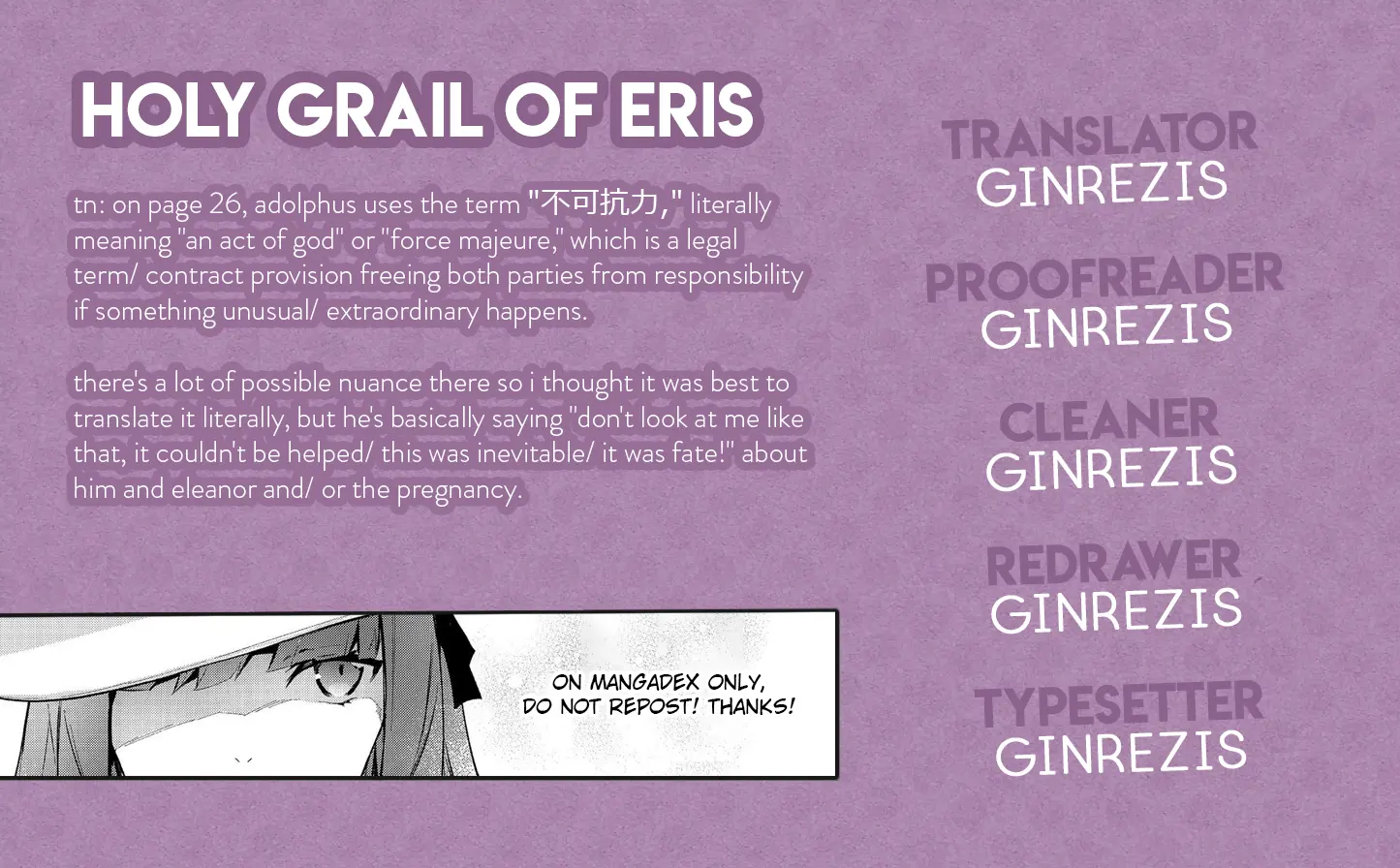 The Holy Grail Of Eris - Vol.11 Chapter 50: Ernst Adelbide's Reminiscence (Part 1)