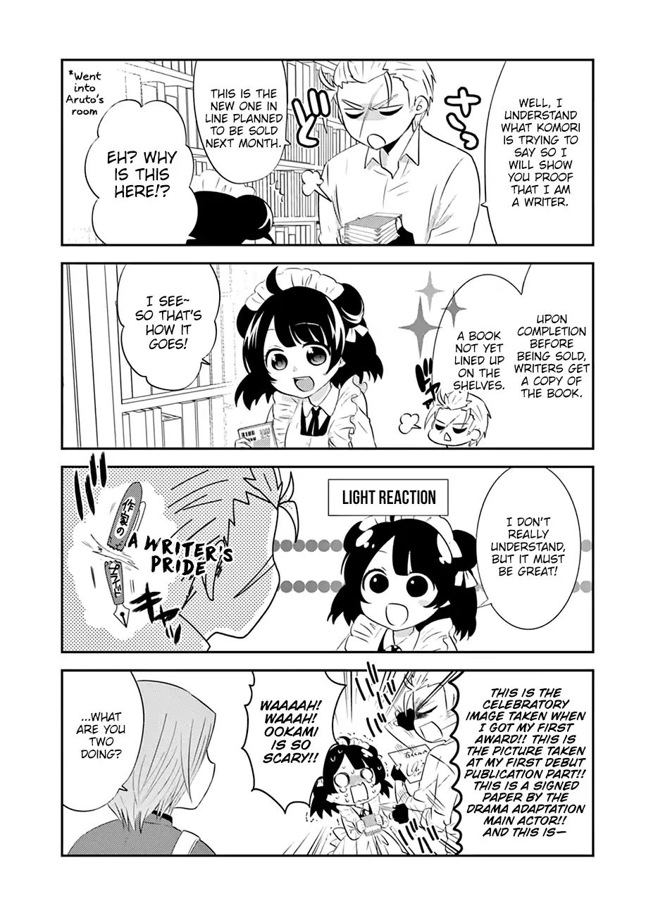 Yajuu Sensei No Maid-San - Vol.1 Chapter 4: Ookami Is A Novelist