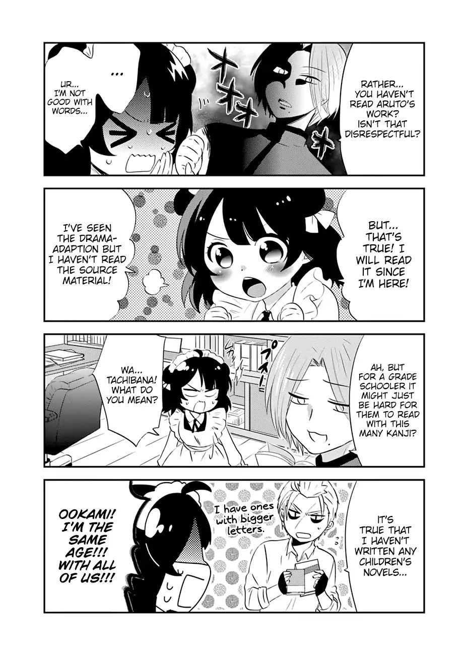 Yajuu Sensei No Maid-San - Vol.1 Chapter 4: Ookami Is A Novelist