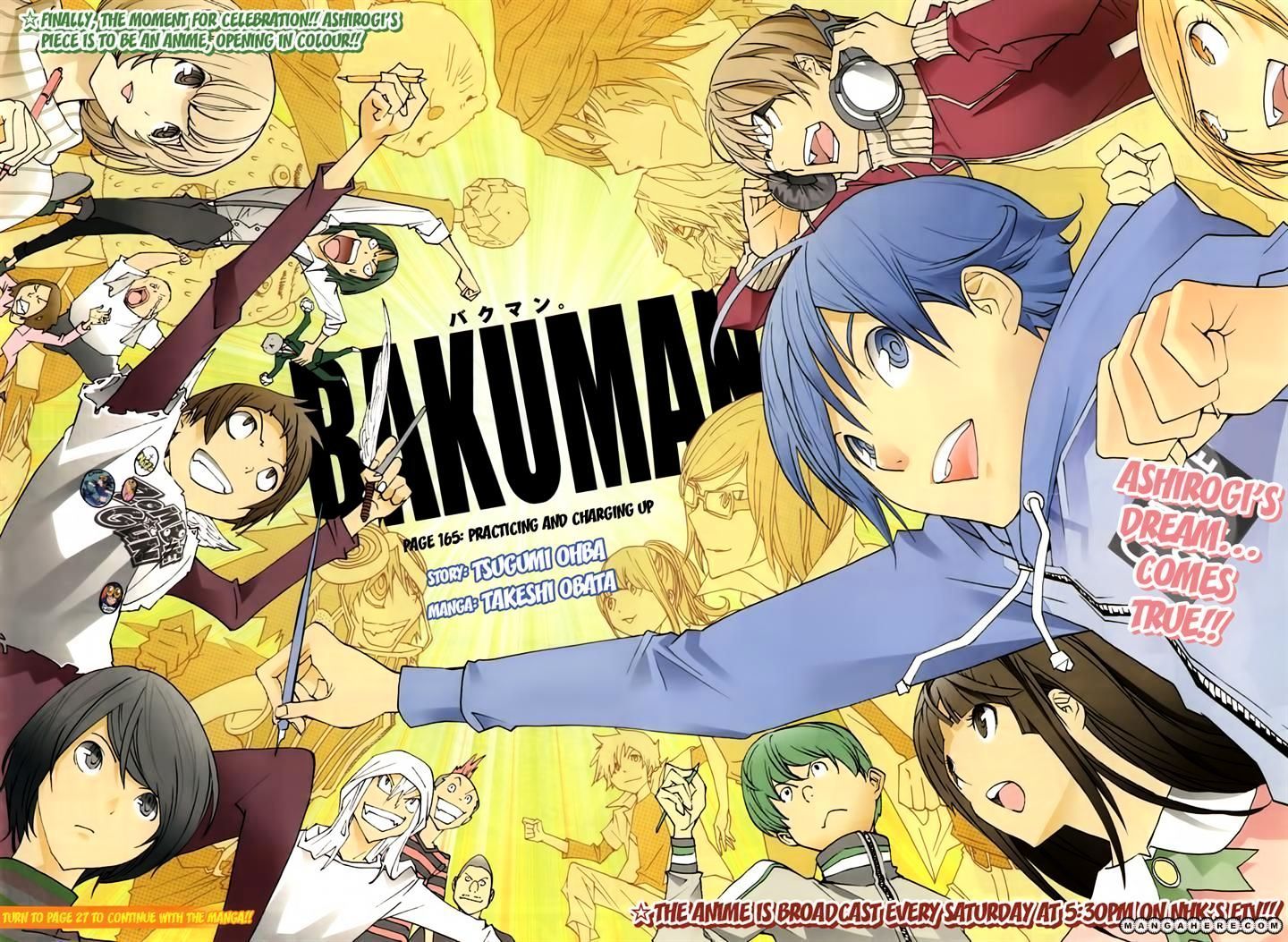 Bakuman - Vol.12 Chapter 165 : Practicing And Charging Up