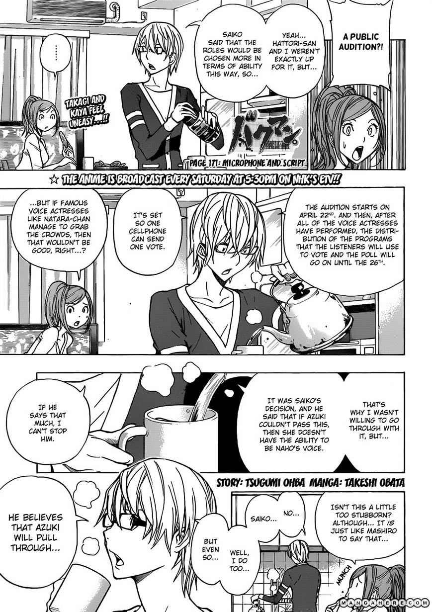 Bakuman - Vol.12 Chapter 171 : Microphone And Script