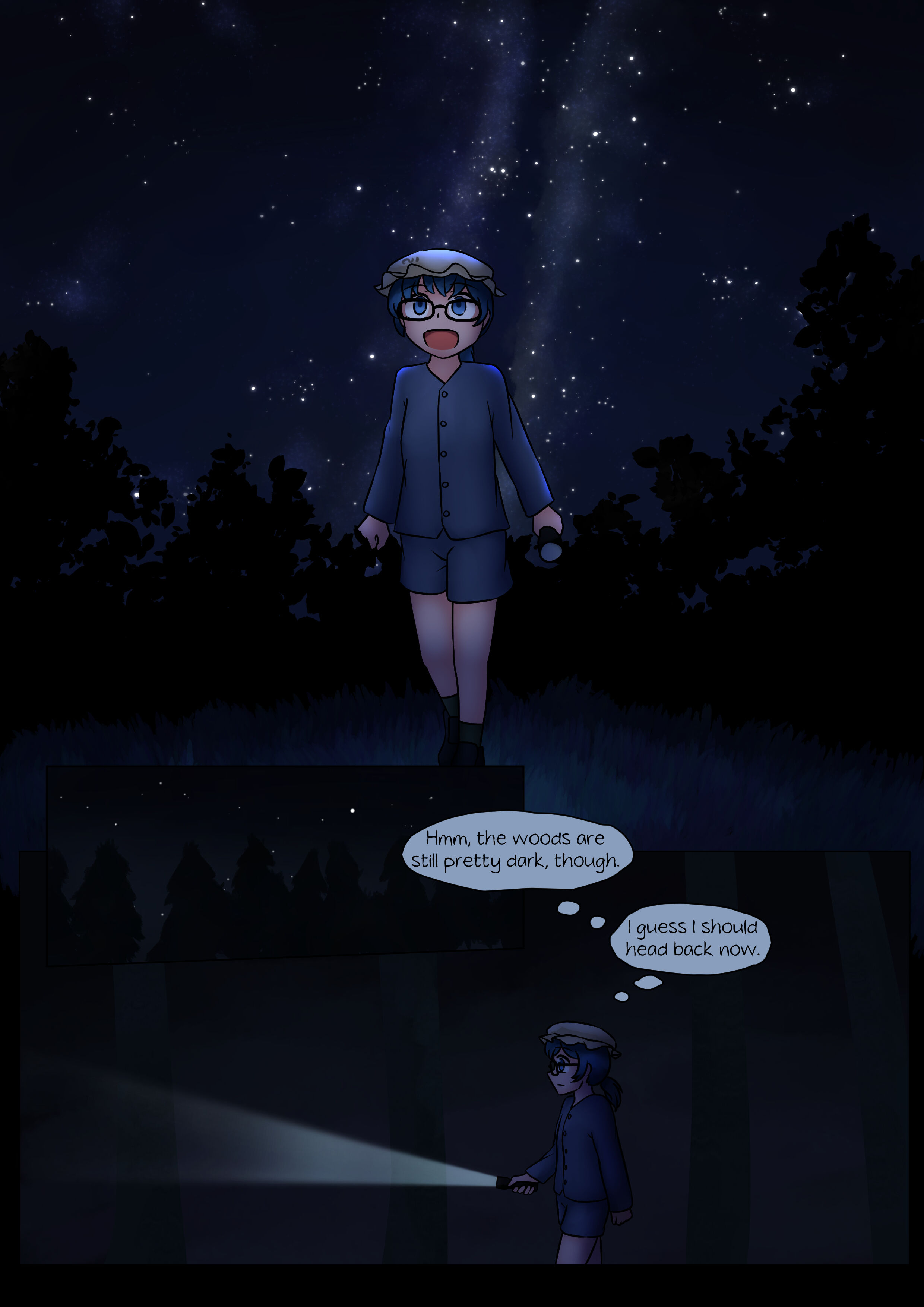 Touhou - Kappa-Squad - Vol.0 Chapter 5: The Campfire, Stars And A Spook