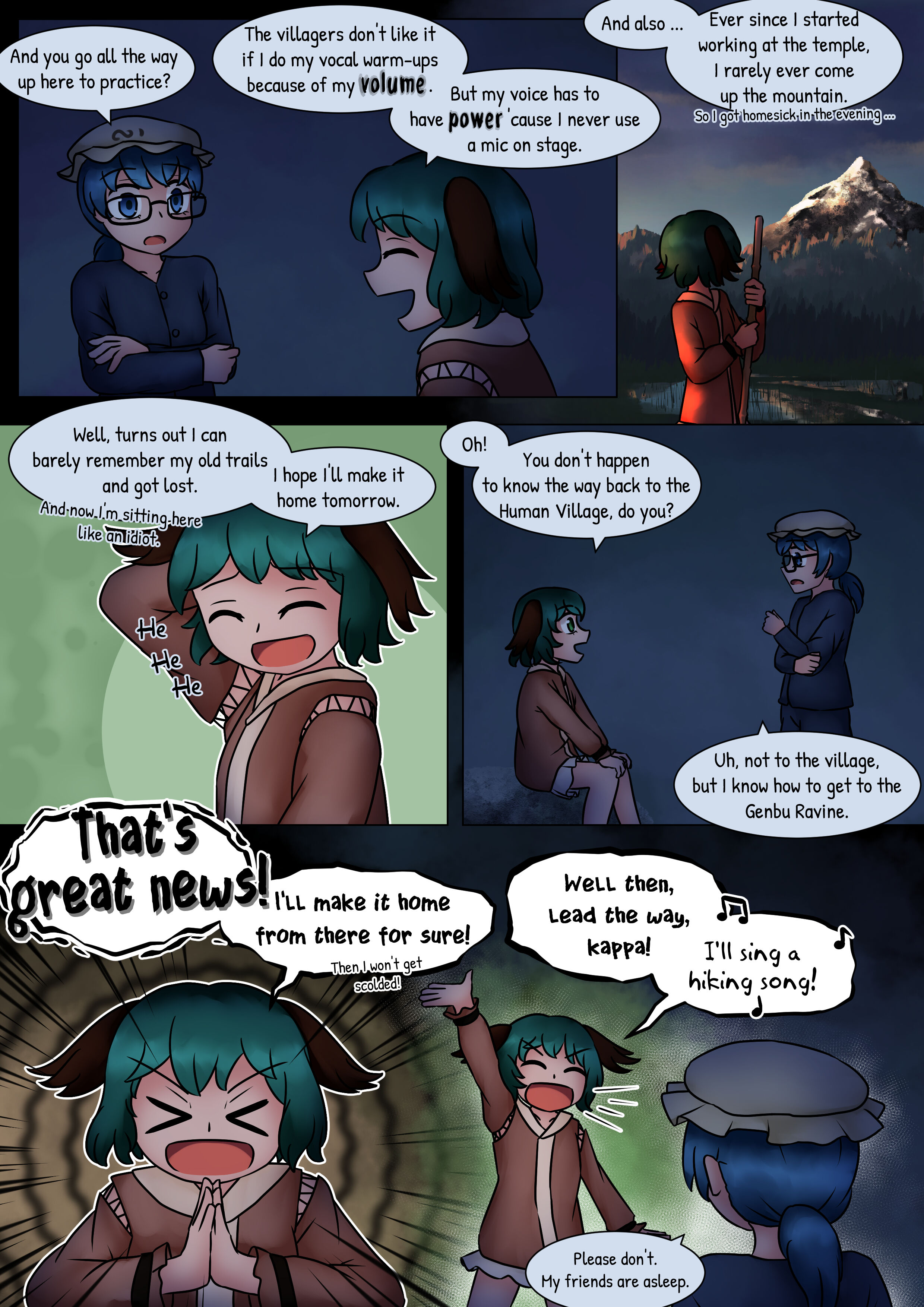 Touhou - Kappa-Squad - Vol.0 Chapter 5: The Campfire, Stars And A Spook