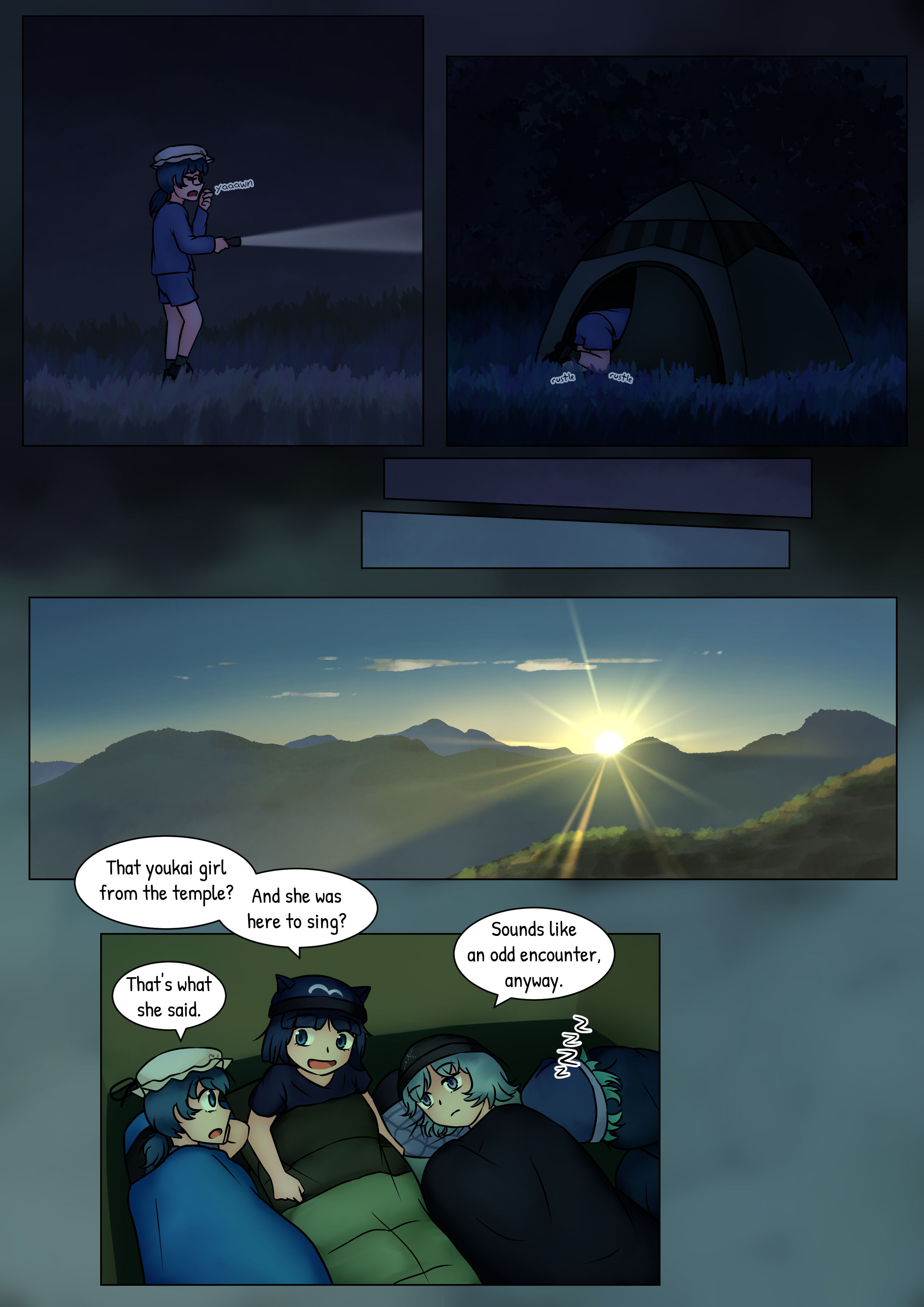 Touhou - Kappa-Squad - Vol.0 Chapter 5: The Campfire, Stars And A Spook