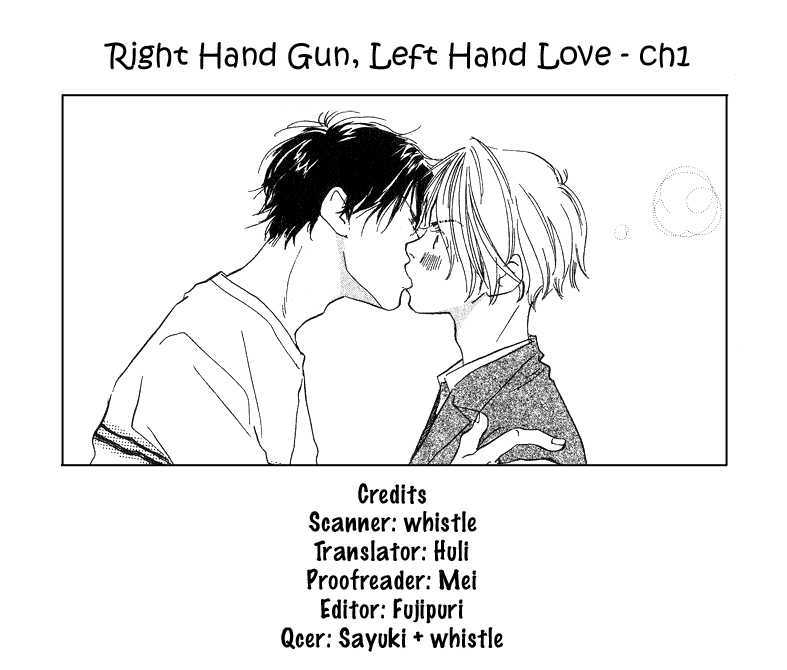 Migite Ni Juu, Hidarite Ni Ai. - Vol.1 Chapter 1 : Right Hand Gun, Left Hand Love