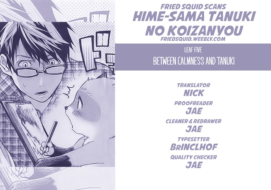 Hime-Sama Tanuki No Koizanyou - Chapter 5 : Between Calmness And Tanuki