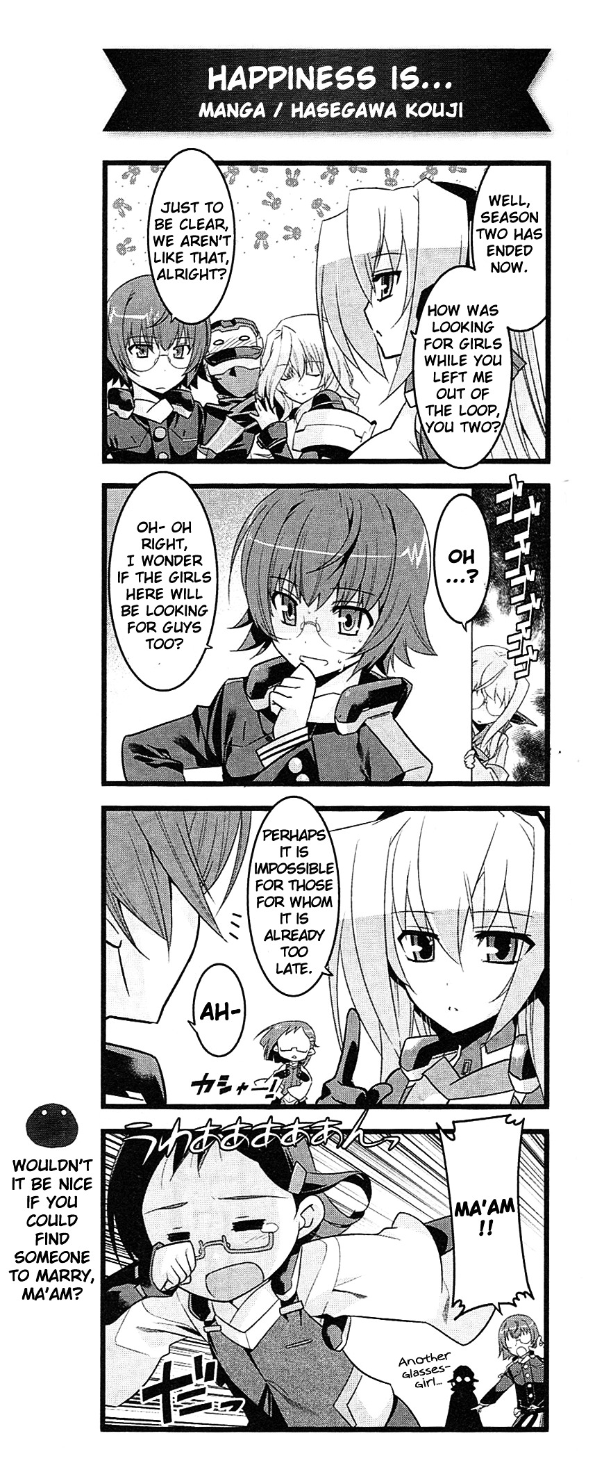 Kyoukai Senjou No Horizon - Animedia 4Koma - Chapter 0