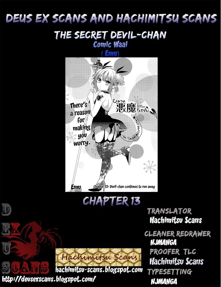 Himitsu No Akuma-Chan - Vol.2 Chapter 13 : Devil-Chan Continues To Run Away