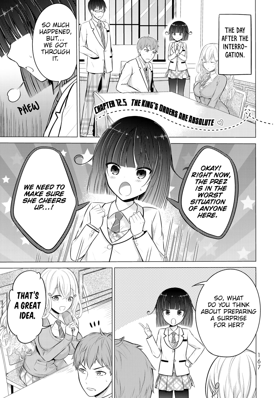 The Student Council President Solves Everything On The Bed - Vol.3 Chapter 12.5: The King’s Orders Are Absolute ♡